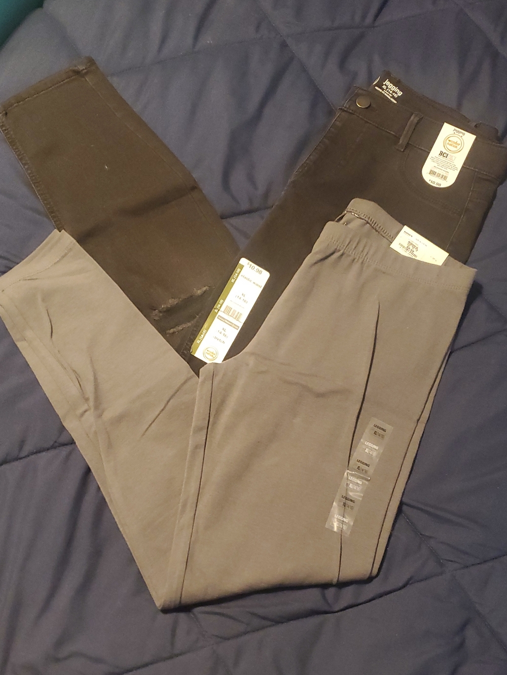 SO Kids Leggings Set in Black and Gray